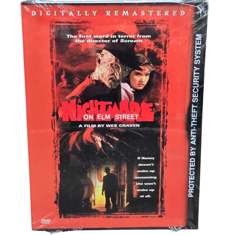 A Nightmare On Elm Street DVD Movie Unisex Red Horror Sealed New Line Cinema